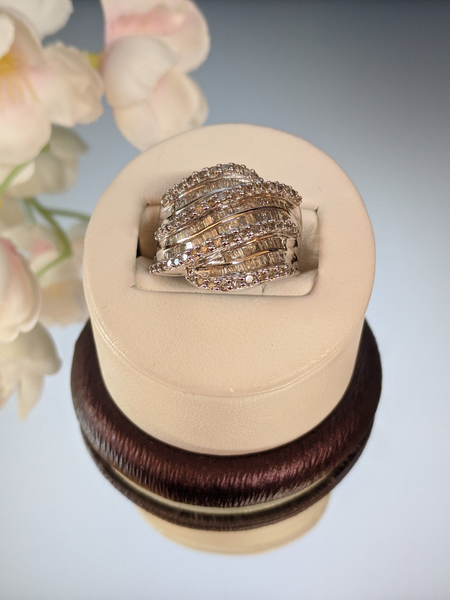 14kt White Gold Dinner Ring