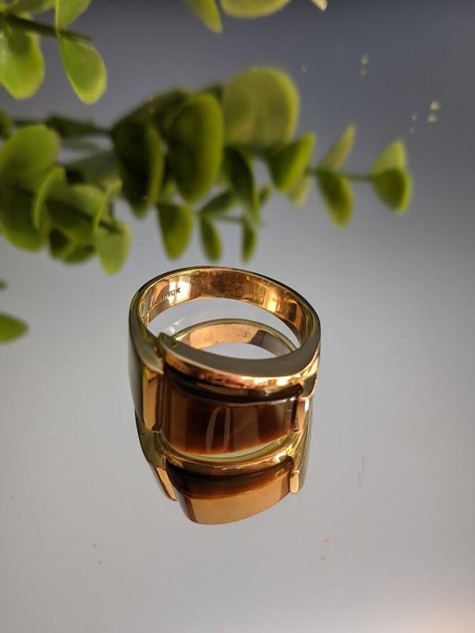 10kt Yellow Gold Tiger Ring