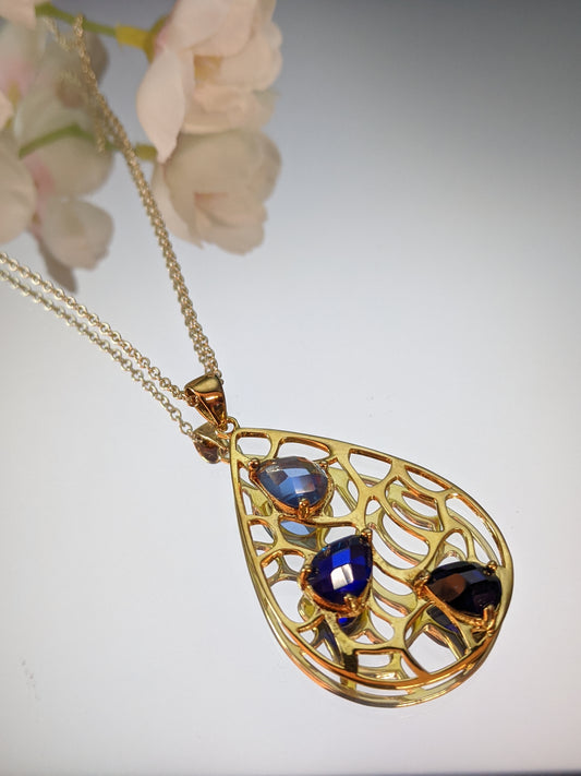 Blue Stone Necklace